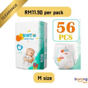 KIN-TO BABY DIAPER PANT NB70/M56/L50/XL43/XXL38/XXXL32/XXXXL26 PREMIUM DIAPERS