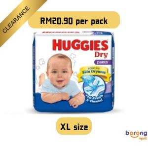 HUGGIES Dry Pants Diapers XL 48pcs